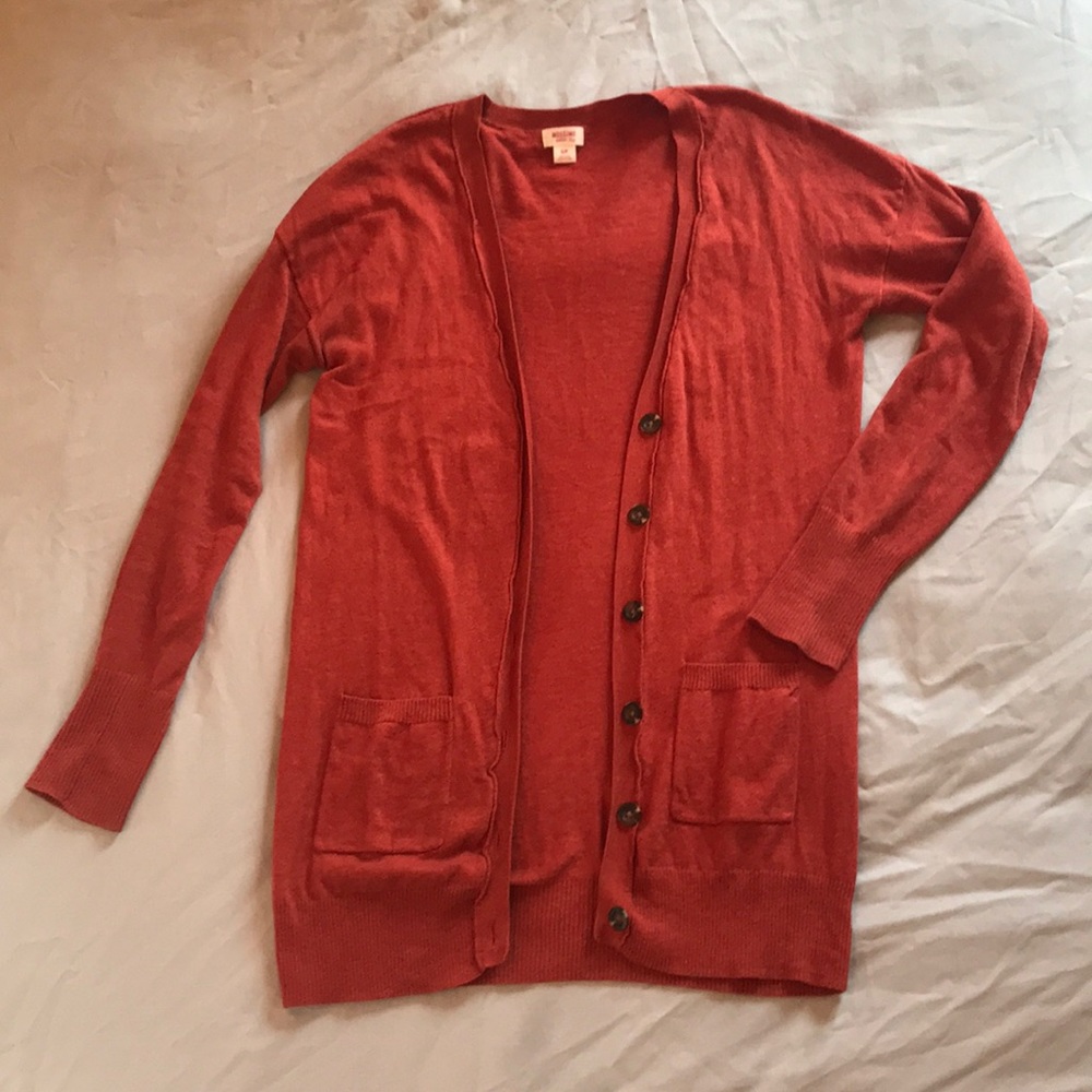 Orange boyfriend sweater